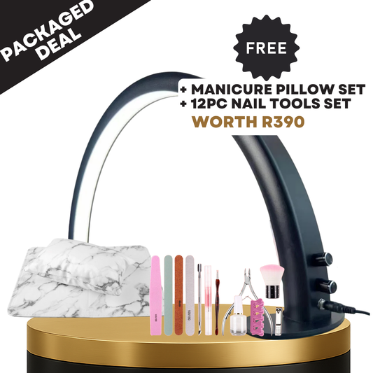 Half Moon LED Desk Nail Lamp