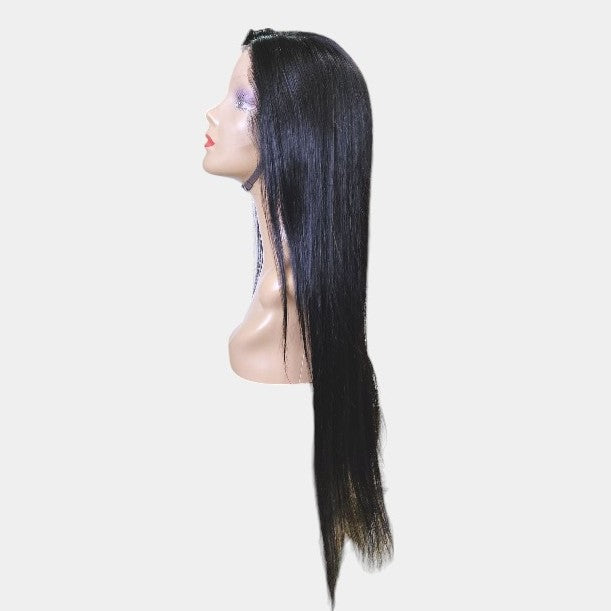 30” Straight Frontal Lace Wig – 100% Human Hair | 13x4 Frontal