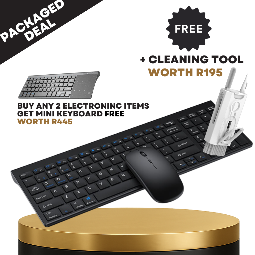 Wireless Bluetooth Keyboard & Mouse Set