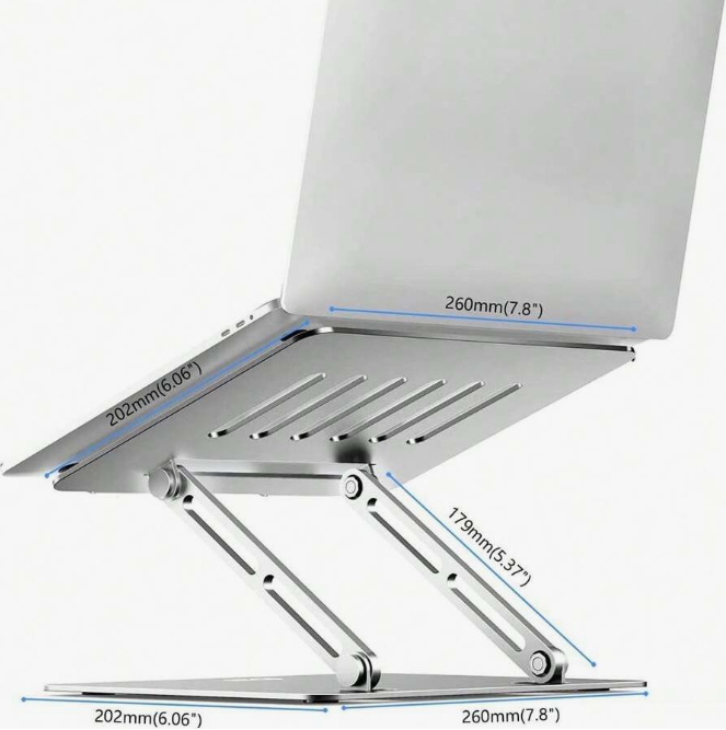 Adjustable-height Laptop/Tablet Stand