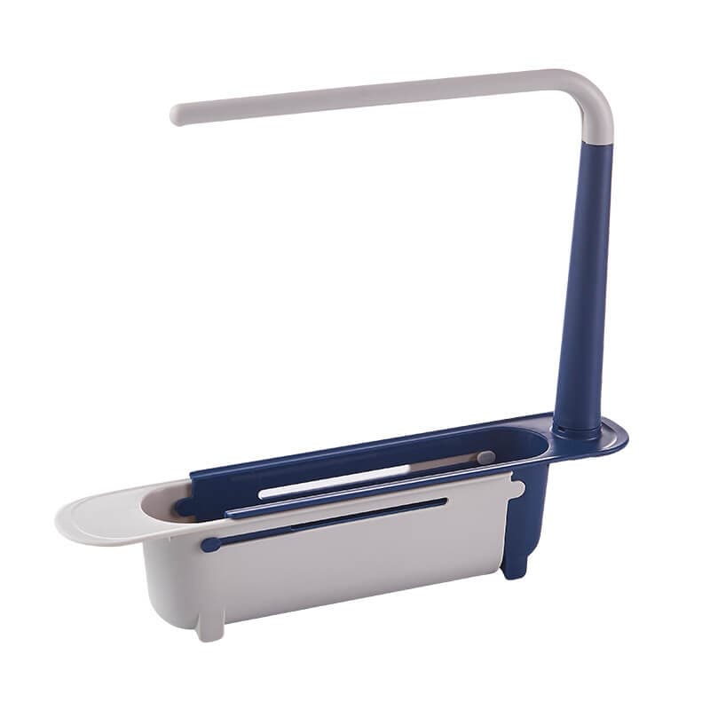 Adjustable Blue Sink Rack