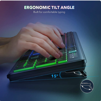 Backlit Wireless Keyboard & Mouse Set