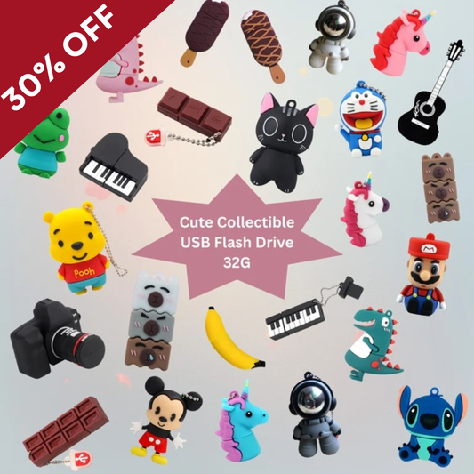 Cute Collectible USB Flash Drive - 32GB High-Speed Storage