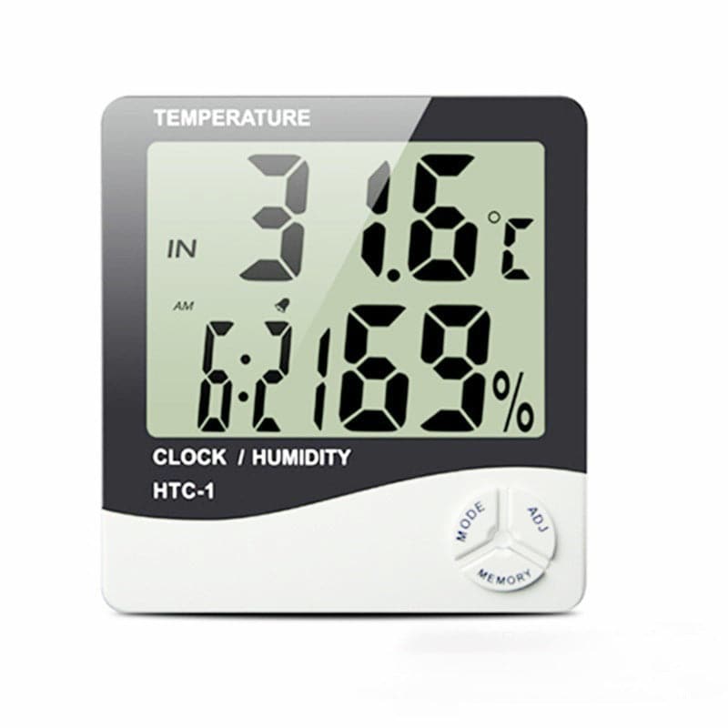 Digital Temperature & Humidity Clock – Aurora Online Store