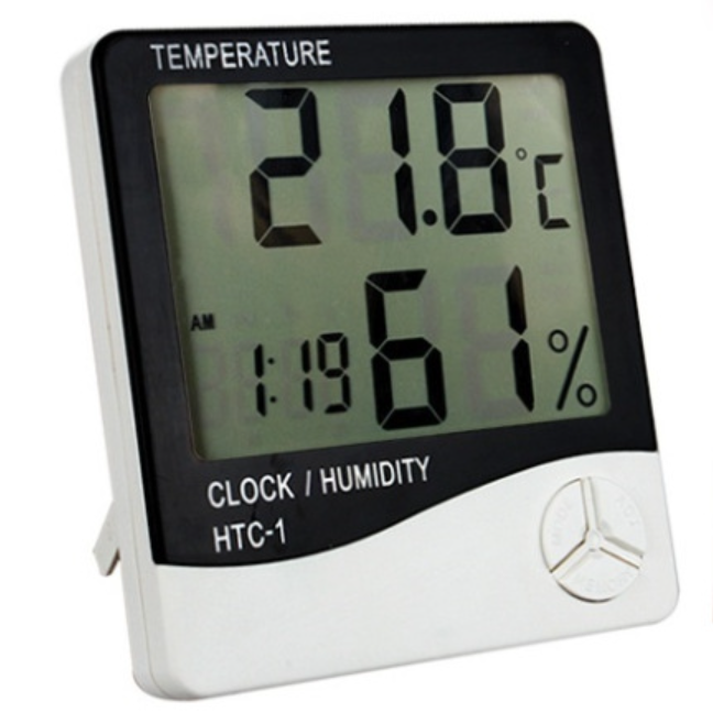 Digital Temperature & Humidity Clock – Aurora Online Store