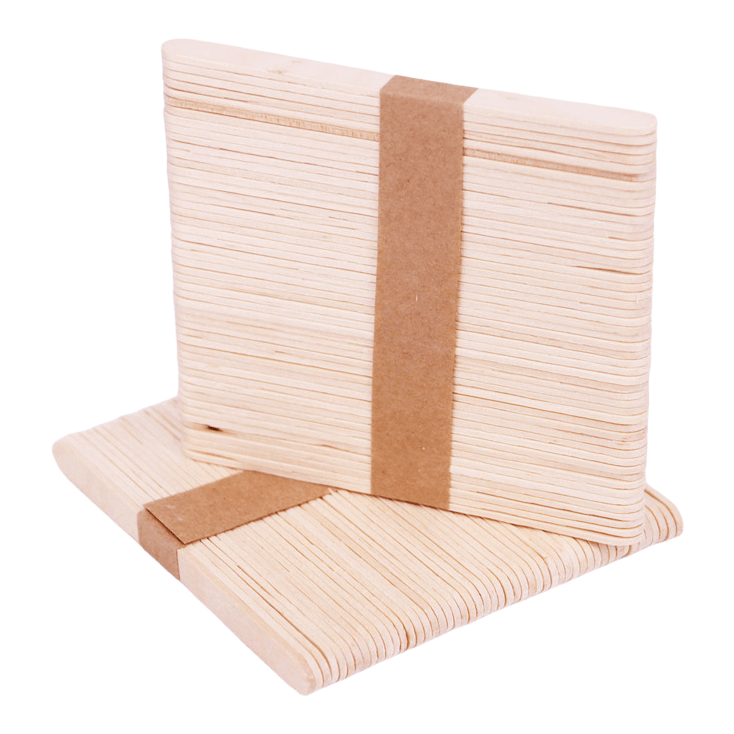 Disposable Wooden Wax Spatula (100 pcs)
