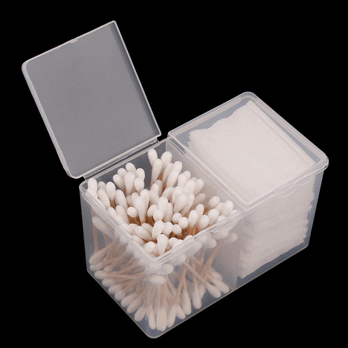 Double-opening Cotton Storage Box