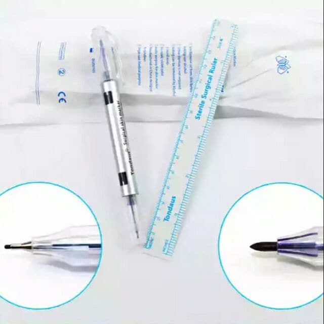 Double Head Surgical Marker with Ruler – Aurora Online Store