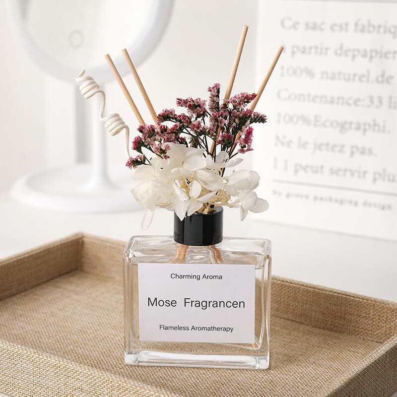 🎁 Dried Flower Decoration Aroma Room Diffuser (120ml) (100% off)