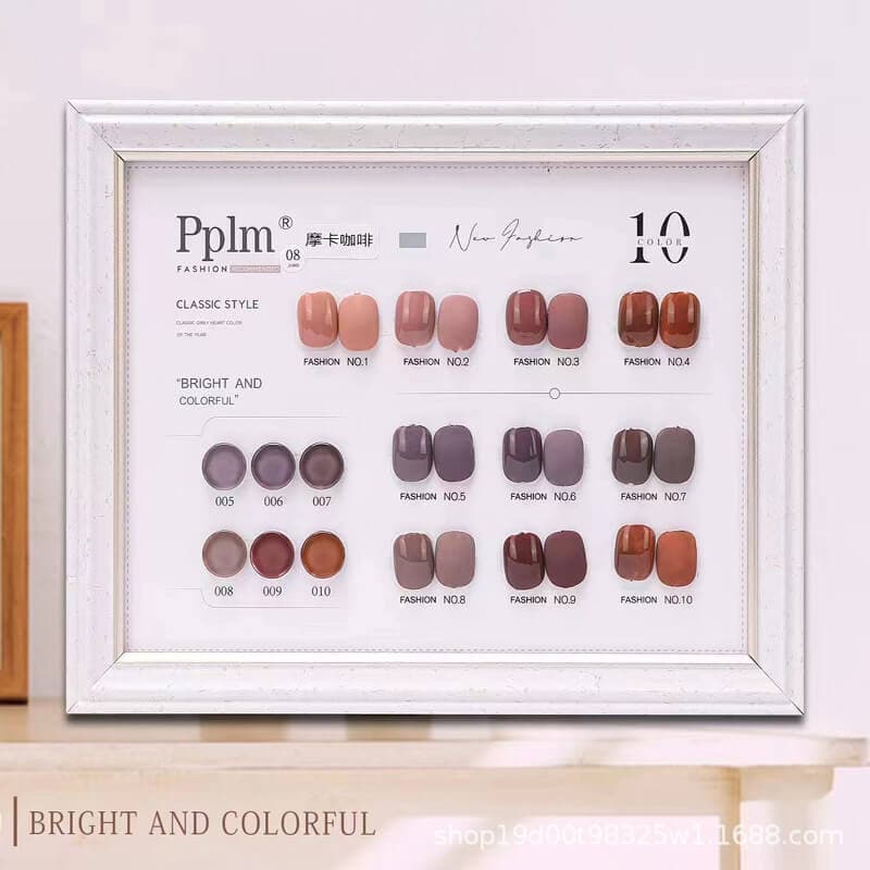 Gel Polish Colour Sets with Display Frame