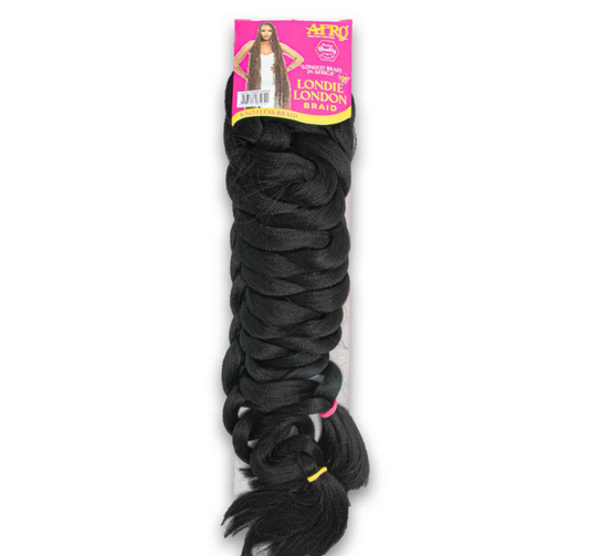 Londie London Premium Knotless Hair Braid 100" - Tangle Free Hot Water Set (2 Packs per Head)