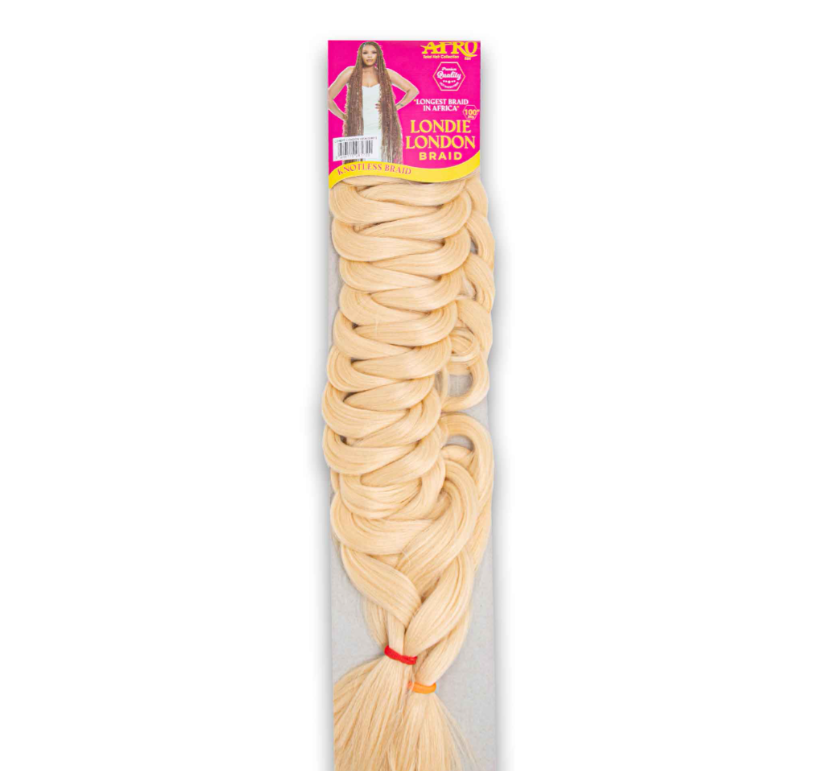 Londie London Premium Knotless Hair Braid 100" - Tangle Free Hot Water Set (2 Packs per Head)