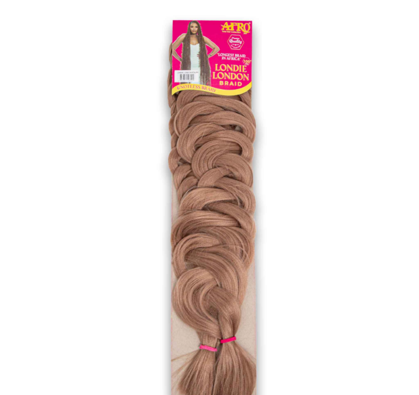 Londie London Premium Knotless Hair Braid 100" - Tangle Free Hot Water Set (2 Packs per Head)