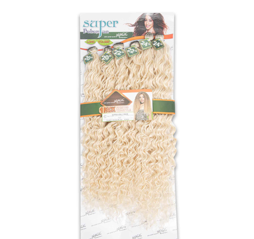 Magic Super Bohemian Lexi Weave 20"/22"/24" - Soft Curly Natural Finish (1 Pack per Head)