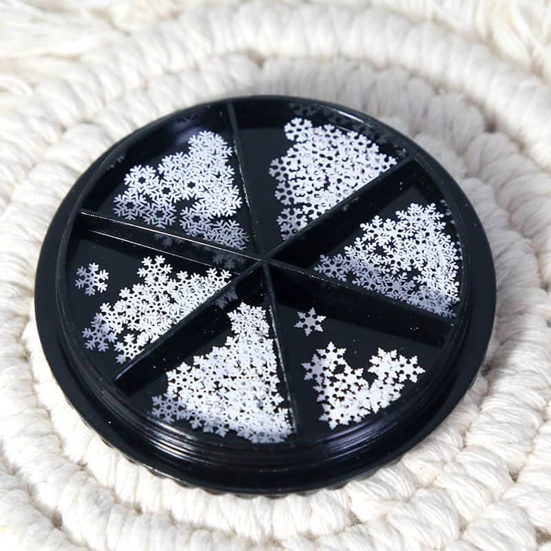 Mixed Snow Flakes Nail Art Palette