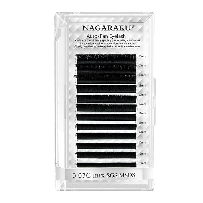 NAGARAKU Easy-fan Blooming Lash Tray Mixed Lengths