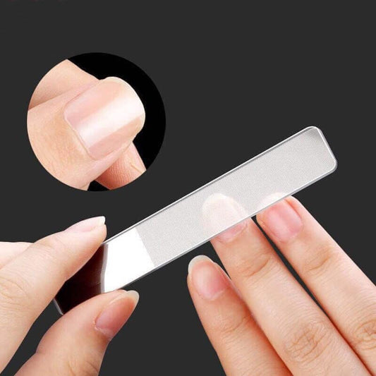 Glass Nano Nail Shiner with Storage Box