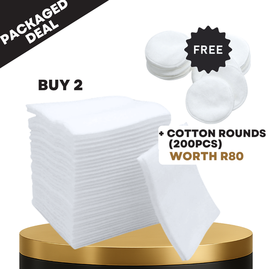 Thick Square Cotton Pads (500 pcs)