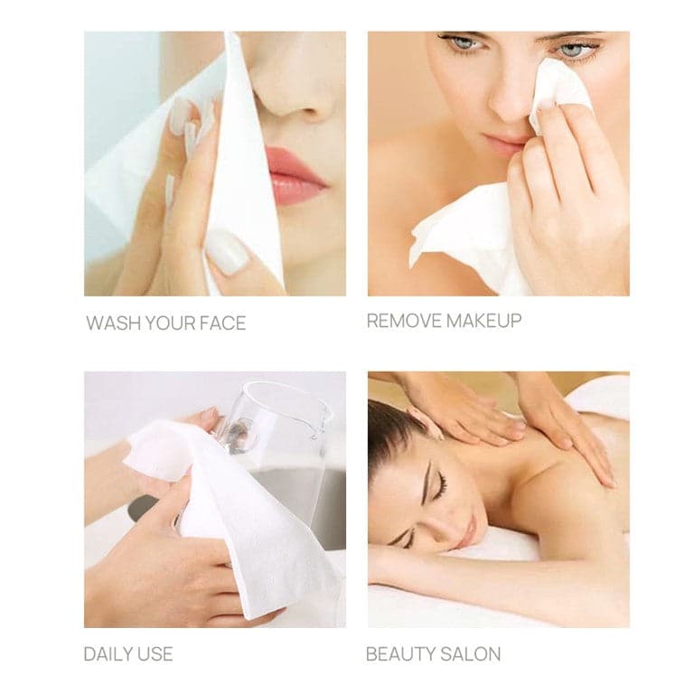 Pre-cut Disposable Facial Cleansing Compress Roll