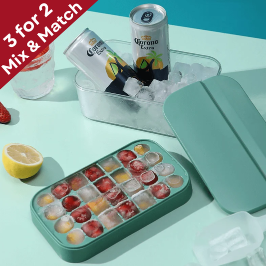 Silicone Matcha Green Ice Mould & Storage Box