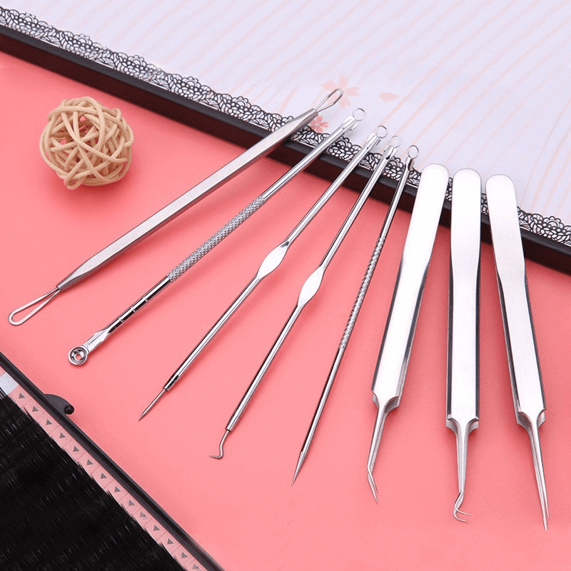 Silver Extraction Tool + Tweezer Set (8 pcs)