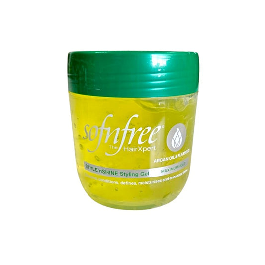 Sofn’free Style ‘n Shine Maximum Hold (500ml) - Styling Gel Argon Oil & Flaxseed