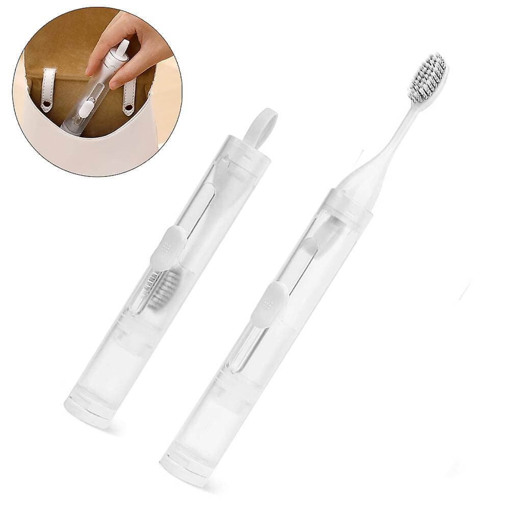 Travel Portable Toothbrush with Toothpaste Decanter