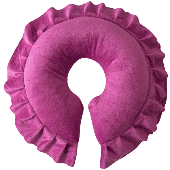 U-Shaped Flower Massage Pillow (Purple)