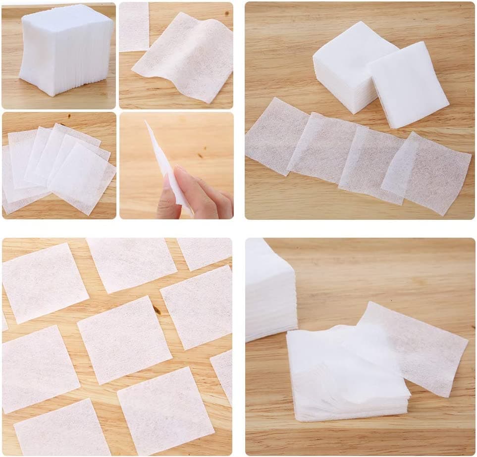 Ultra-thin Square Cotton Pads (1200 pcs)