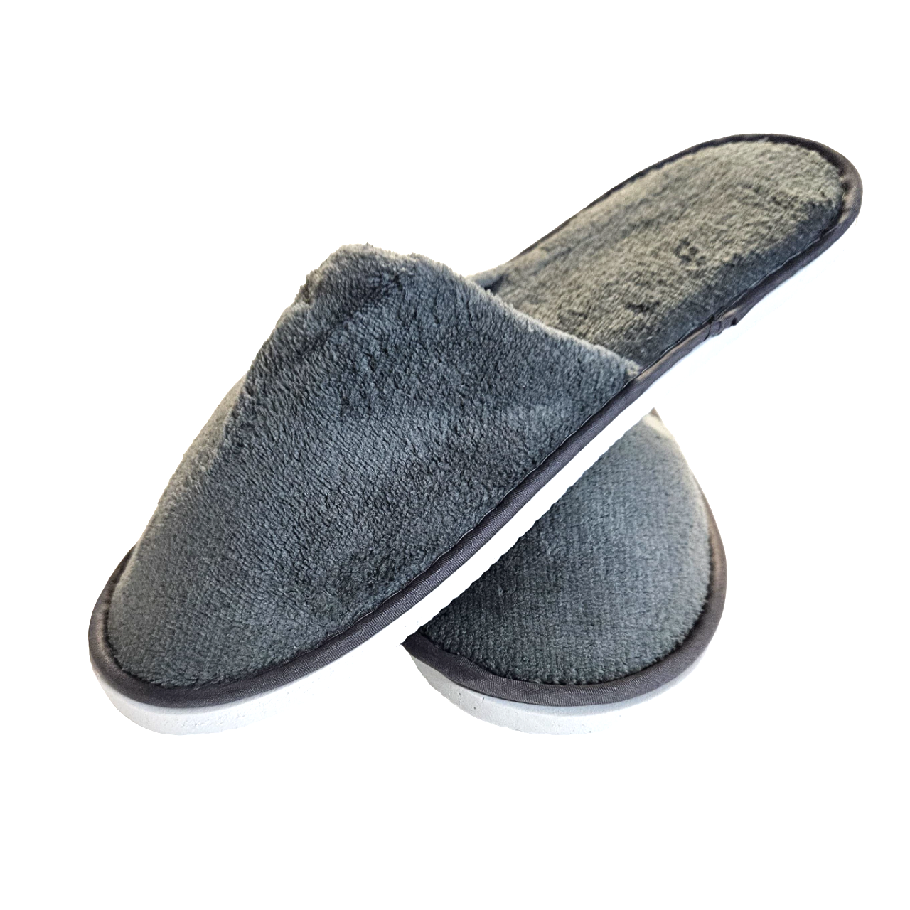 Grey Deluxe Hotel Slippers (7mm)